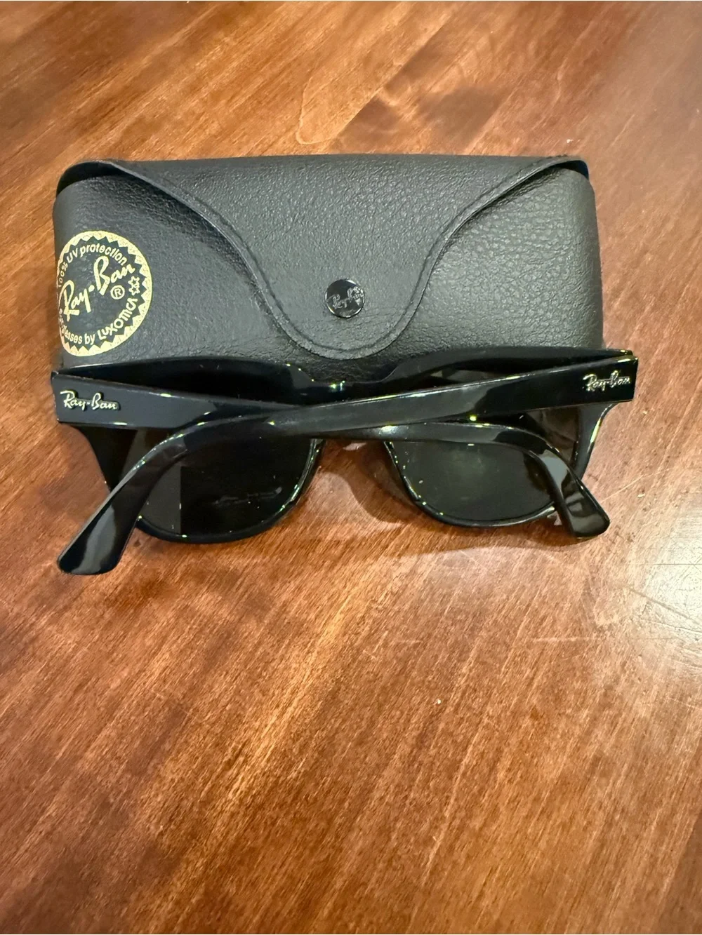 Ray-Ban Men’s Black Frame Black Lens Sunglasses